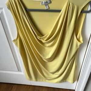 Yellow dress tank shell